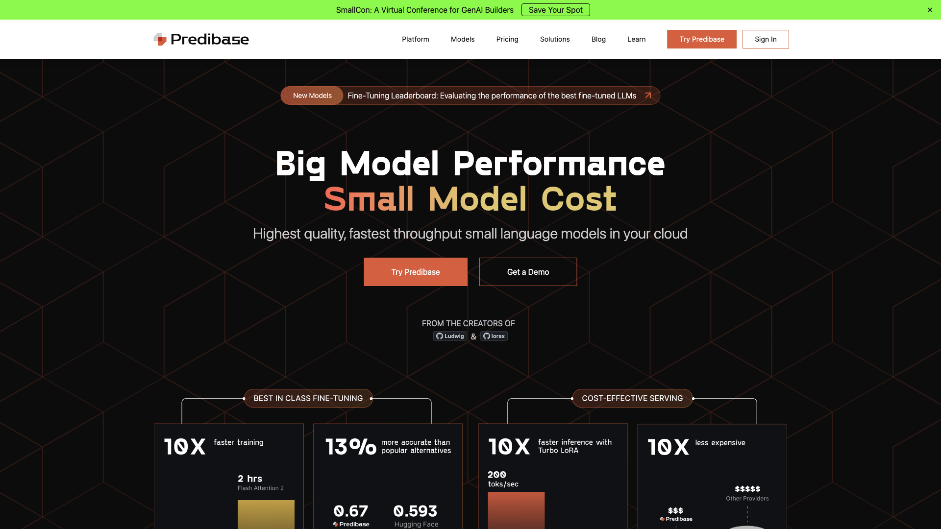 Predibase: The Developers Platform for Fine-tuning and Serving LLMs - Predibase