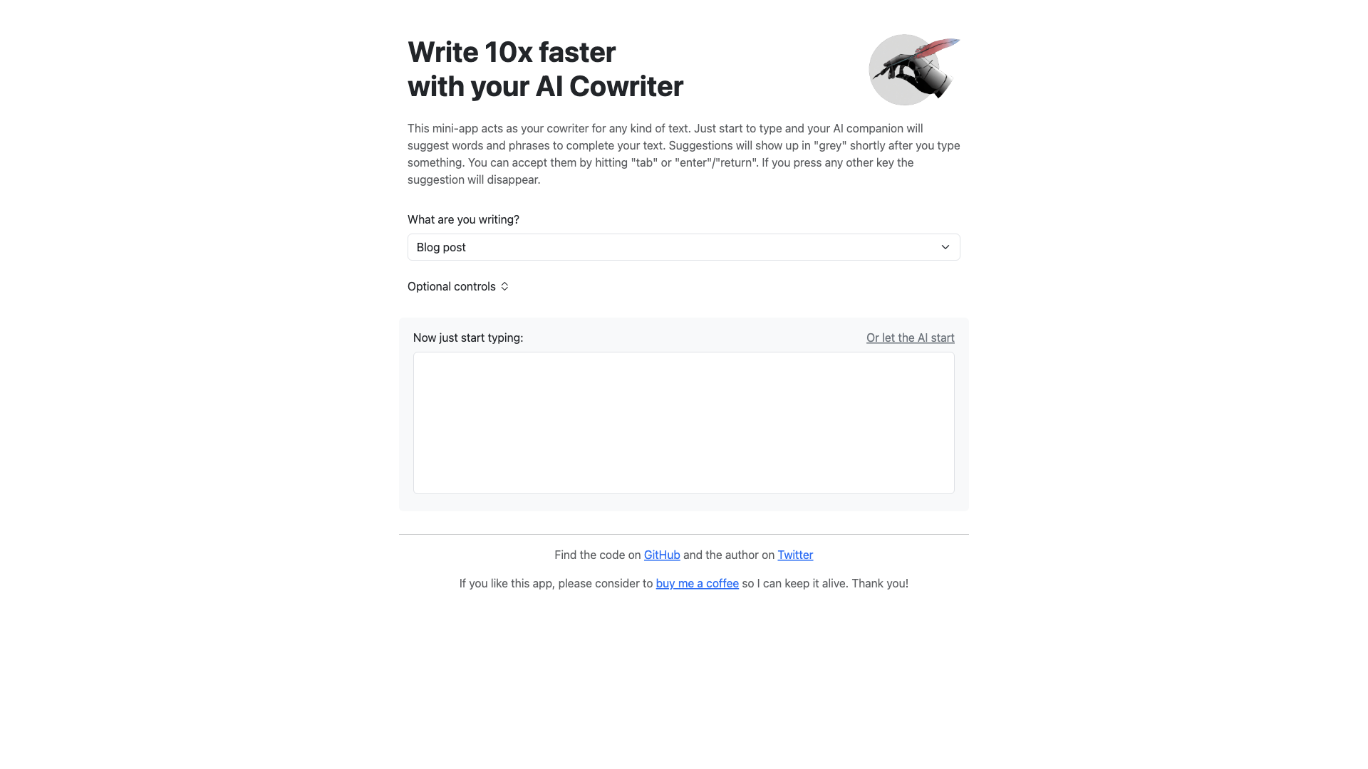 AI Cowriter AI Cowriter
