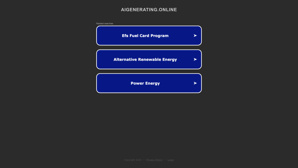 aigenerating.online site's screenshot