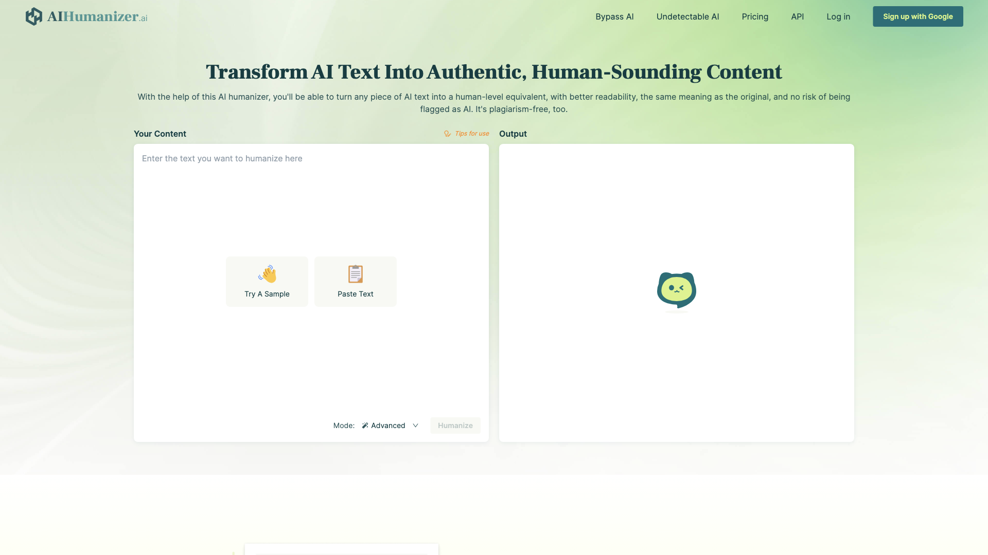 AI Humanizer: Convert AI to Natural & Human-Like Text for Free