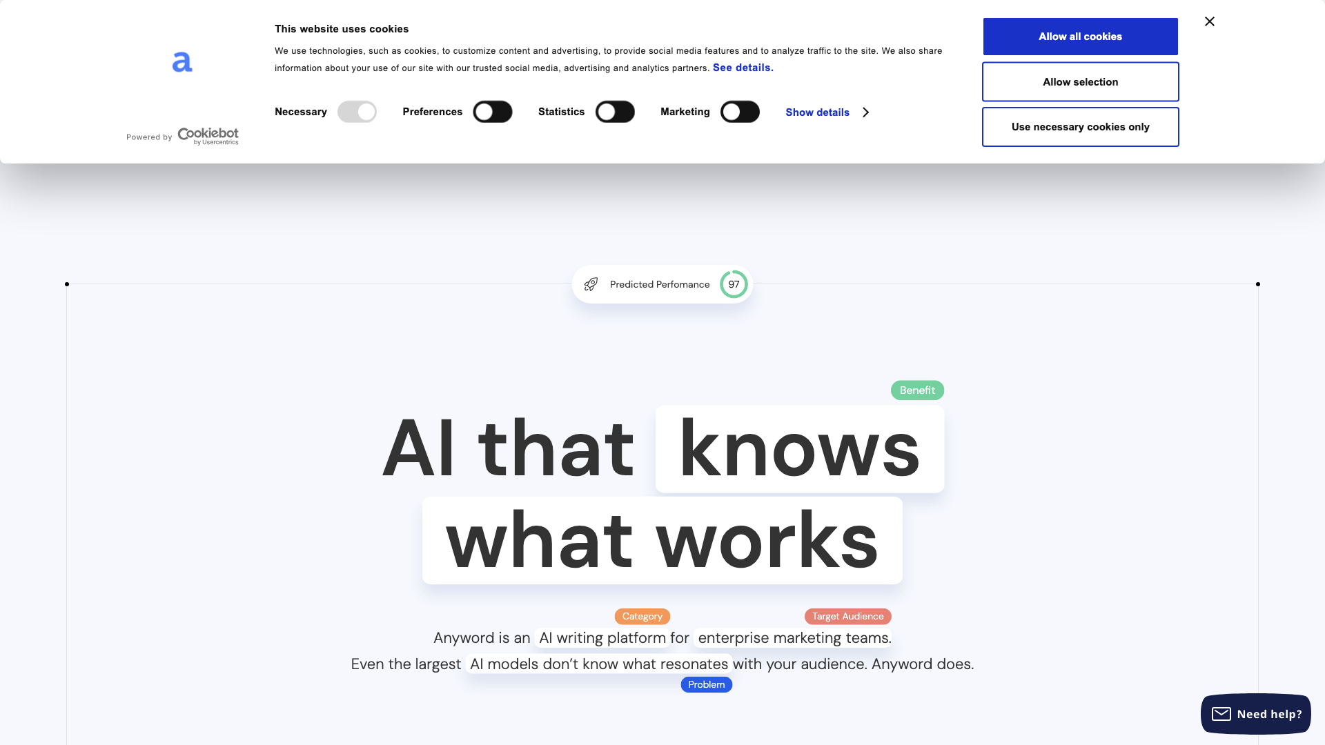 Anyword | AI Writing Platform Built for Marketing Results