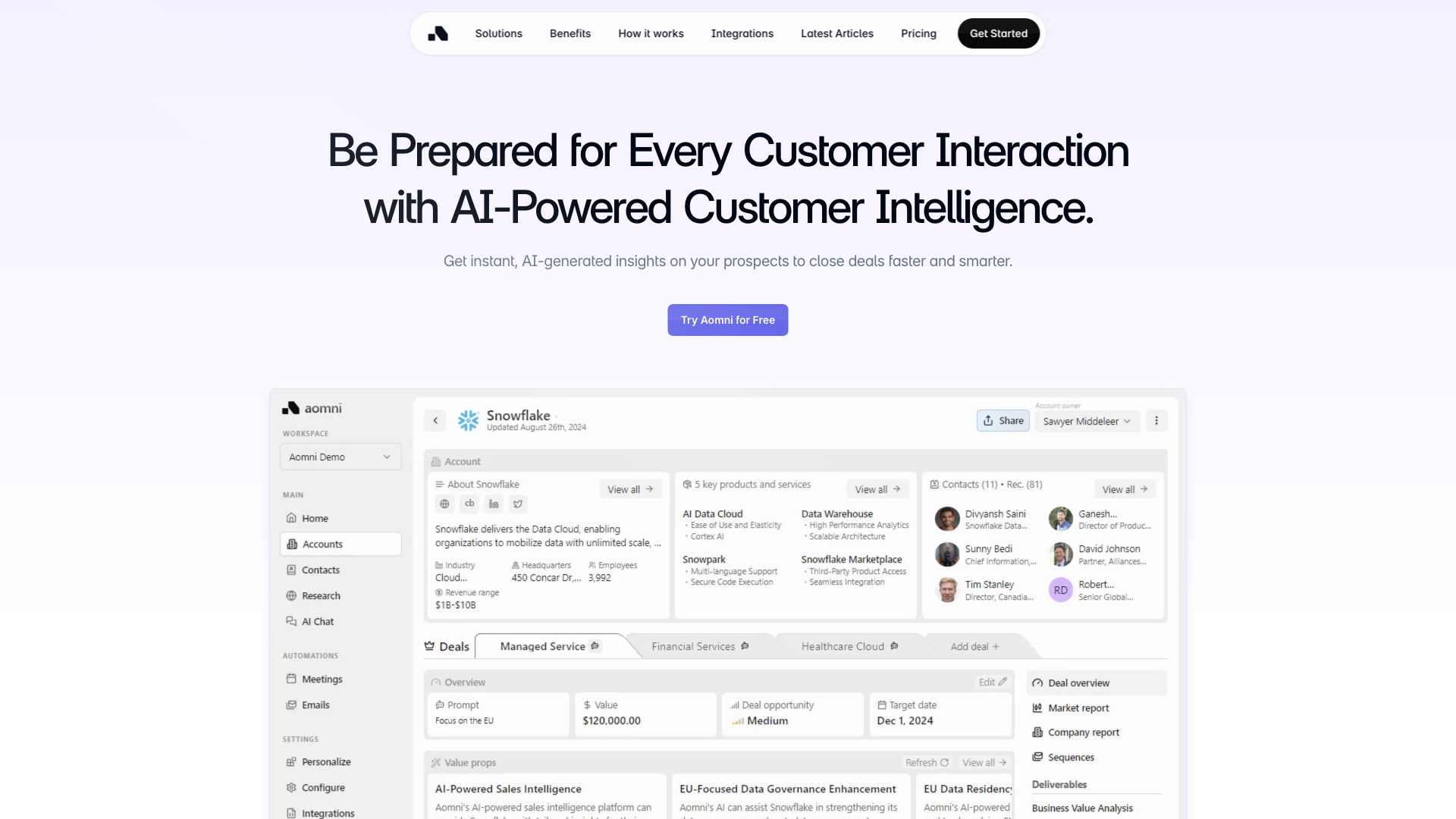 aomni | Be Prepared for Every Customer Interaction with AI-Powered Customer Intelligence. aomni | Be Prepared for Every Customer Interaction with AI-Powered Customer Intelligence.