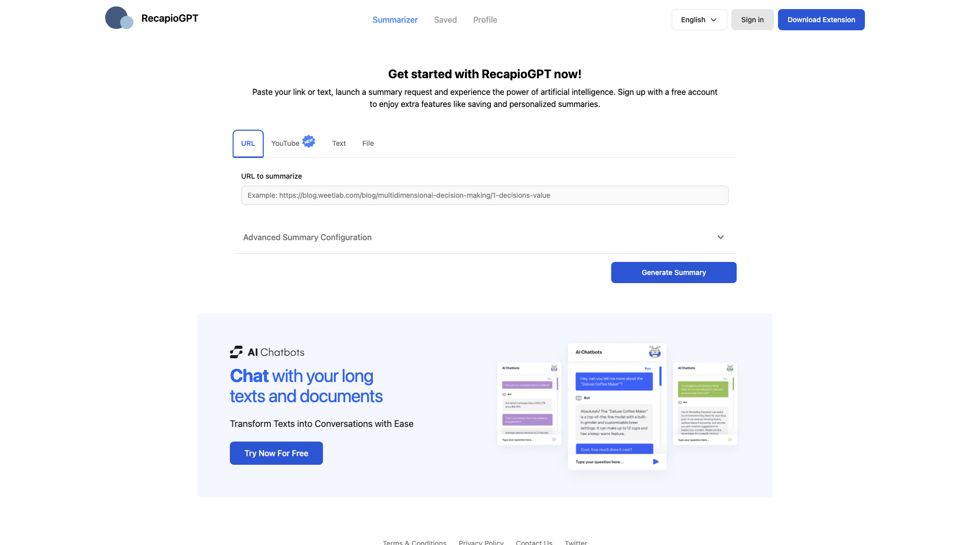 RecapioGPT RecapioGPT