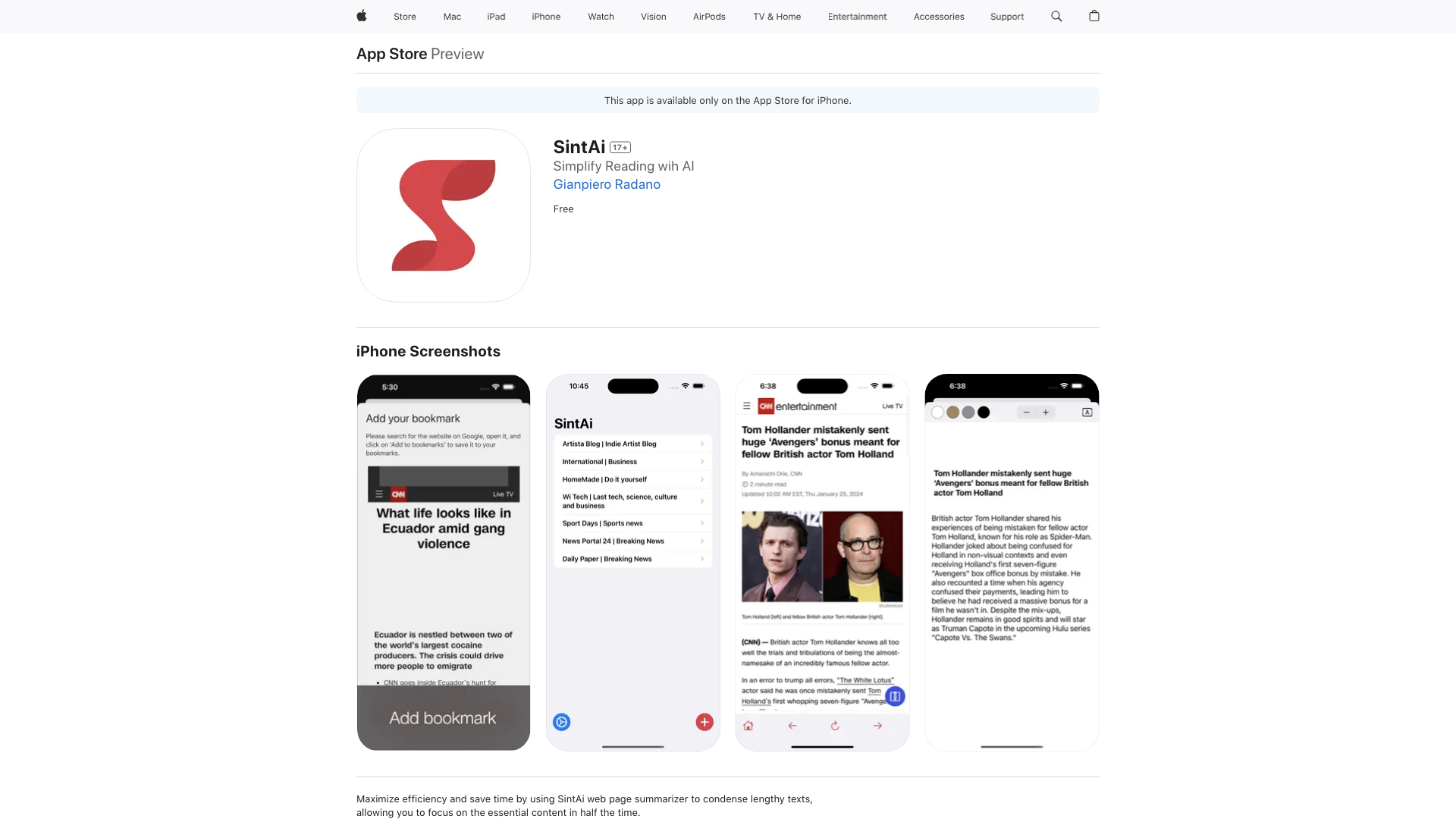 SintAi on the App Store SintAi on the App Store