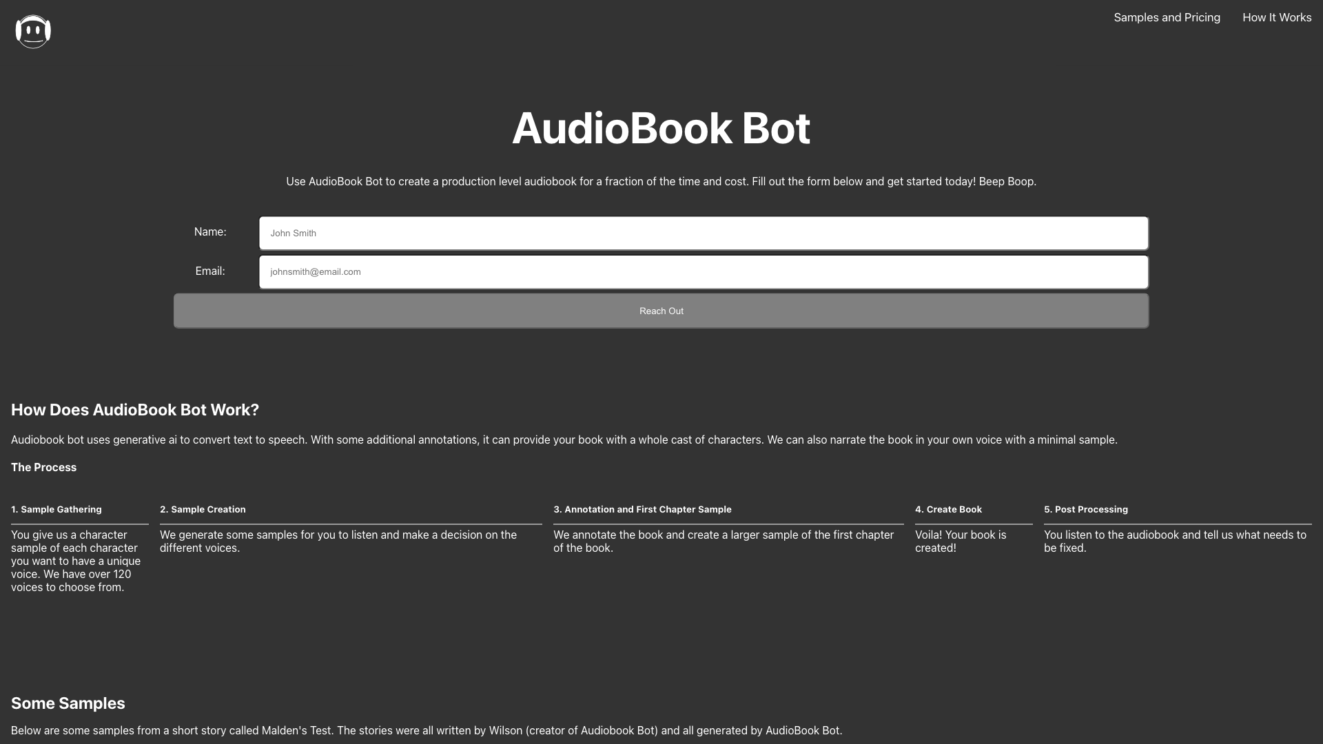 AudioBook Bot