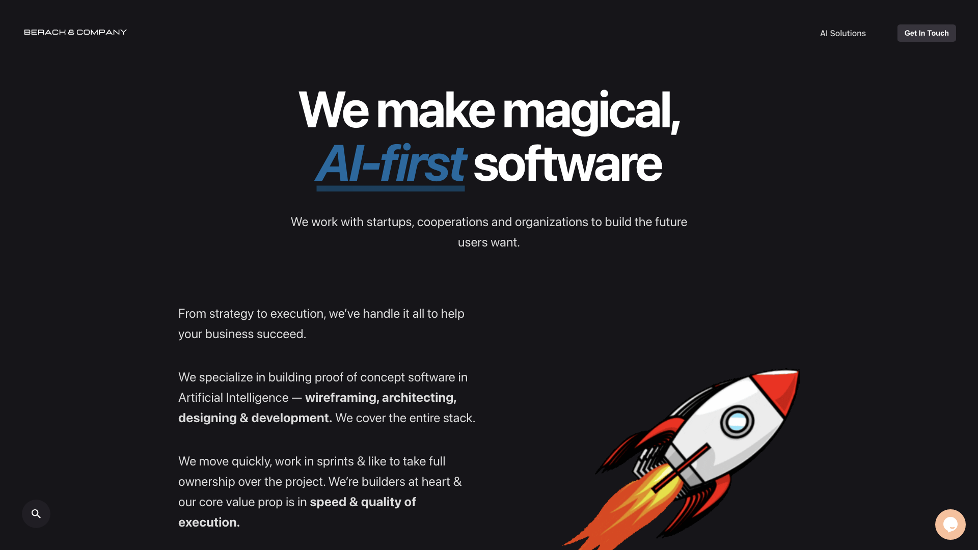 Home ~ AI-first Software | Berack & Co