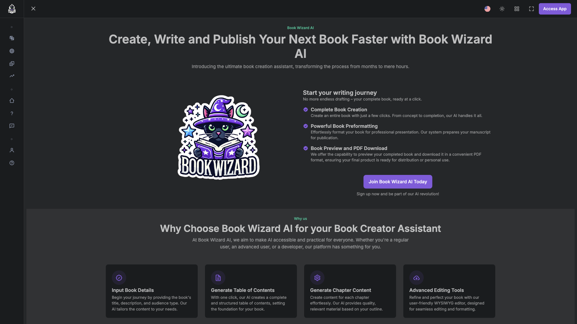 Book Wizard AI - Create books with AI Book Wizard AI - Create books with AI