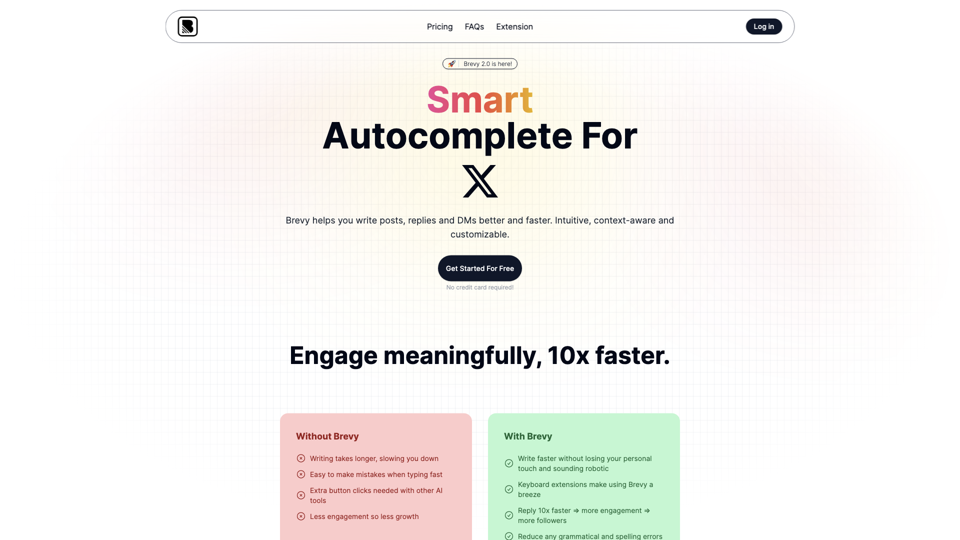 Brevy site's screenshot