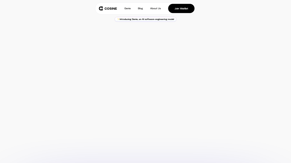 Cosine AI - Human Reasoning Lab site's screenshot