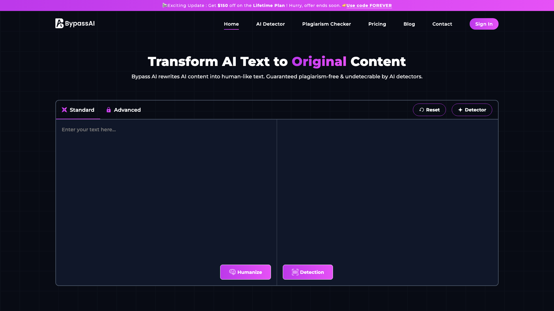 Humanize AI Text | Get 100% Humanize Content | Bypass AI