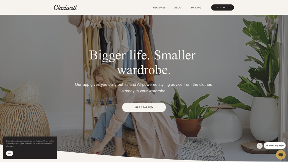 Cladwell | Simplify Your Life With A Capsule Wardrobe site's screenshot