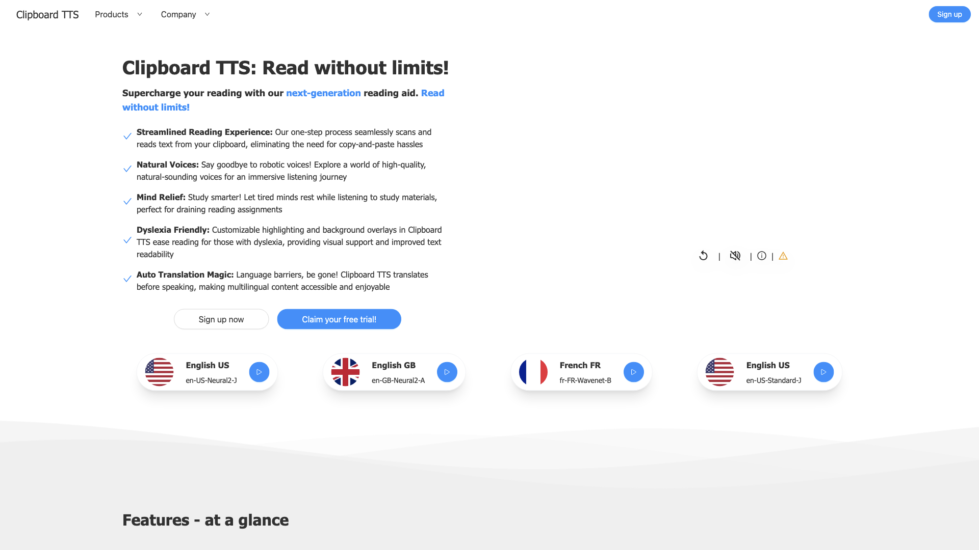 Clipboard TTS - Read without limits! Clipboard TTS - Read without limits!