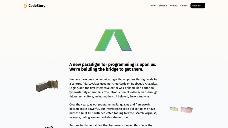 CodeStory site's screenshot