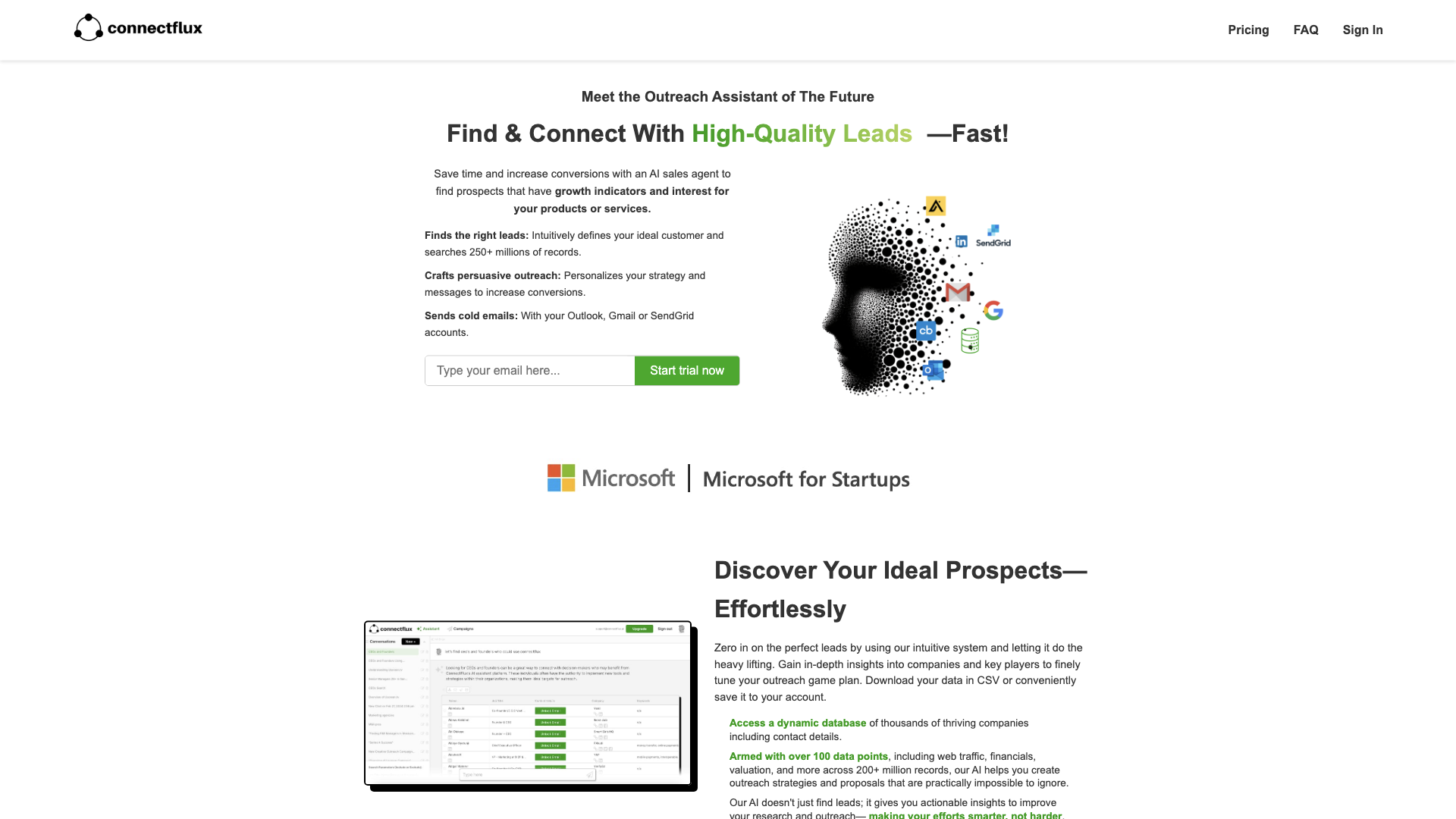 ConnectFlux - AI Outreach and Lead Generation Assistant