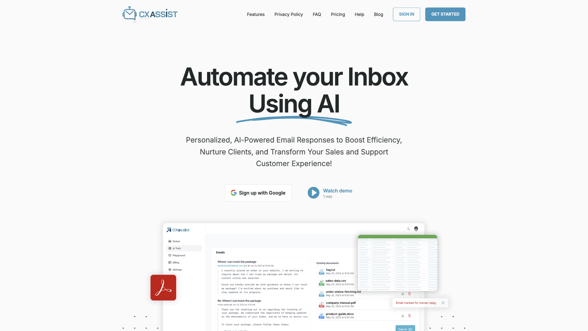 CX Assist - Revolutionize Your Inbox