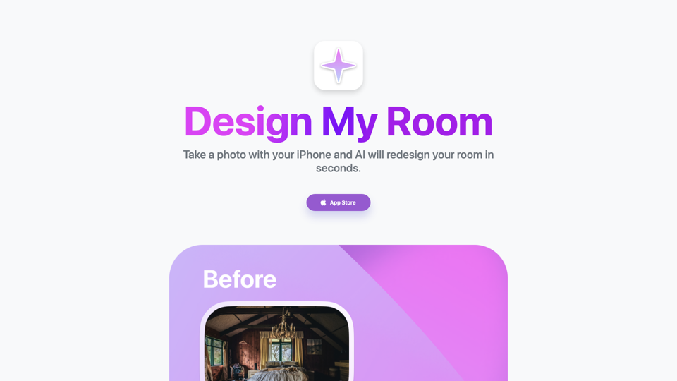 Design My Room site's screenshot