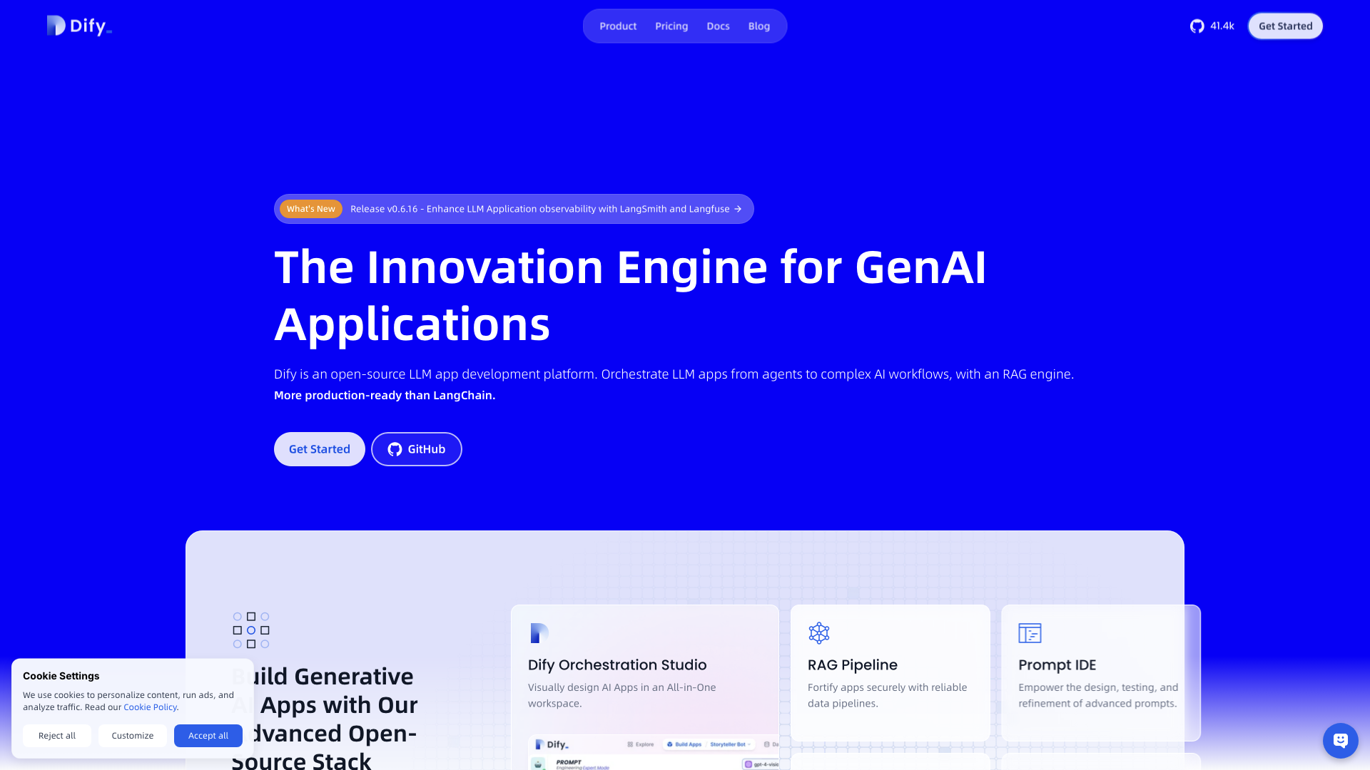 Dify.AI · The Innovation Engine for Generative AI Applications