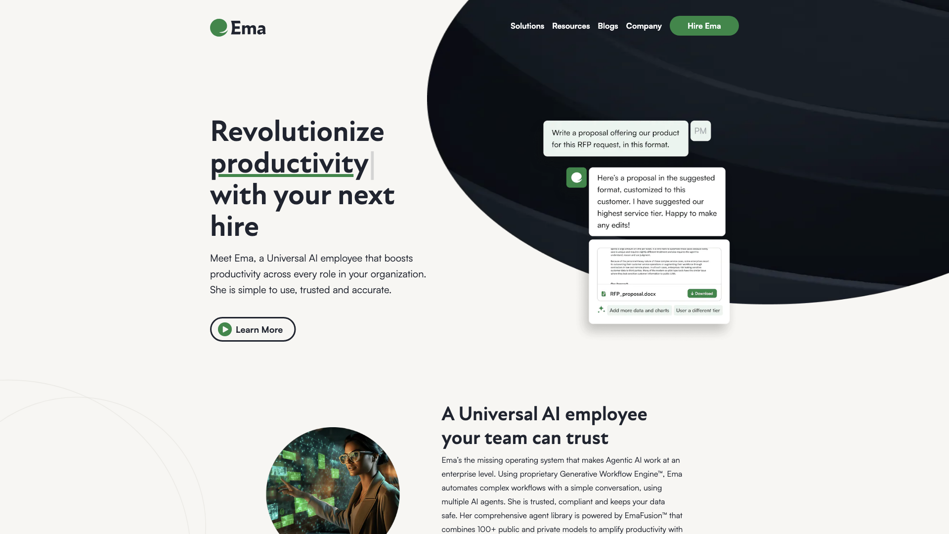 Ema - Universal AI Employee, Agentic AI Tool for Enterprise Ema - Universal AI Employee, Agentic AI Tool for Enterprise