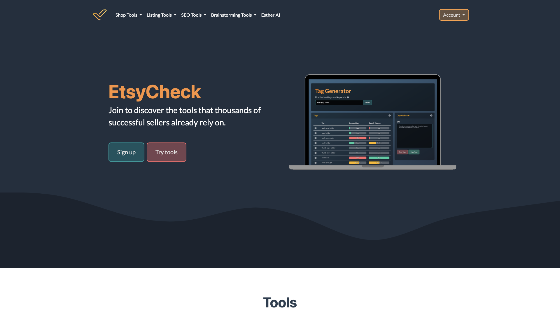 EtsyCheck | Powerful Tools for Etsy Sellers