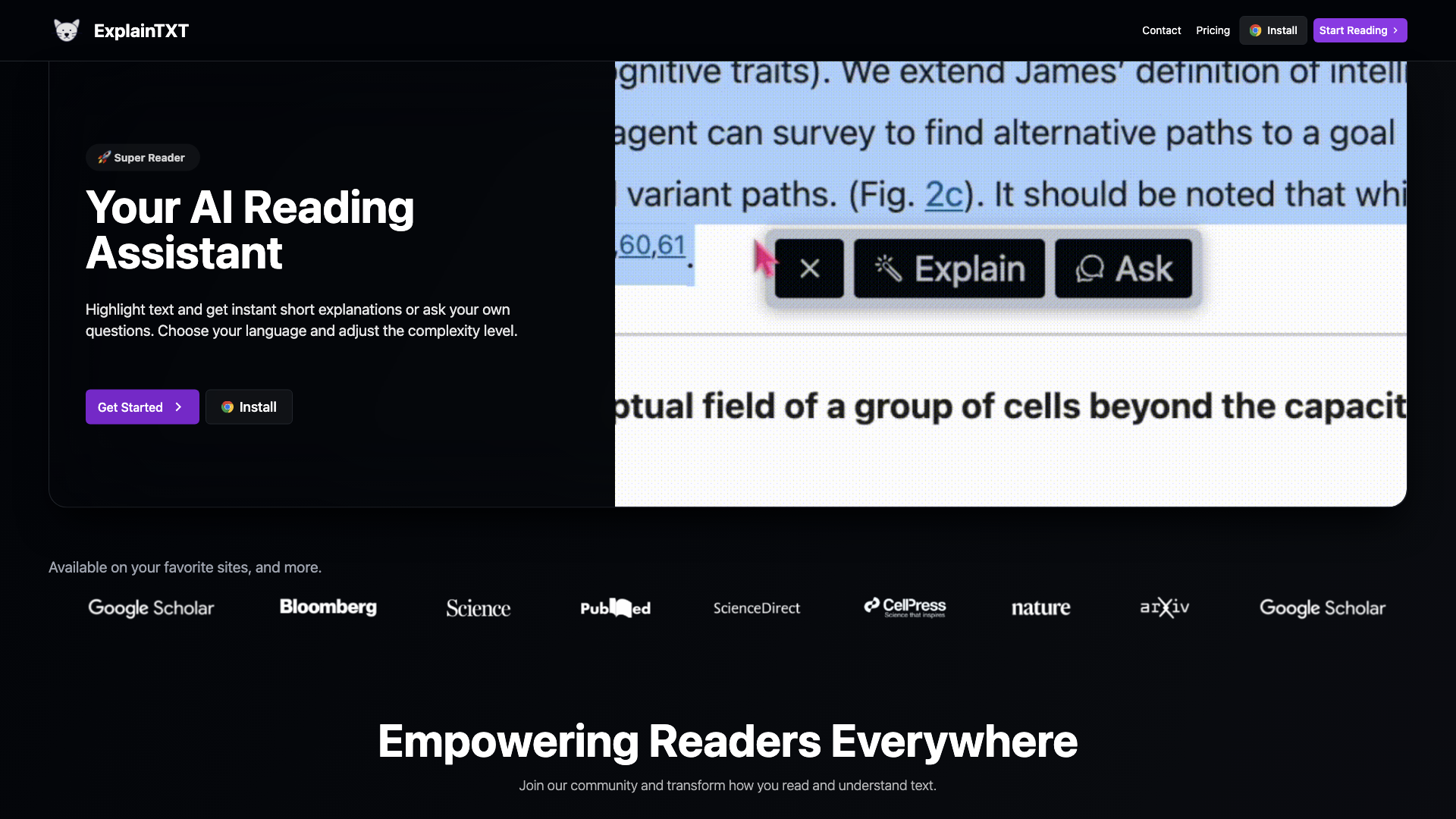 ExplainTXT | AI Text Summarizer ExplainTXT | AI Text Summarizer