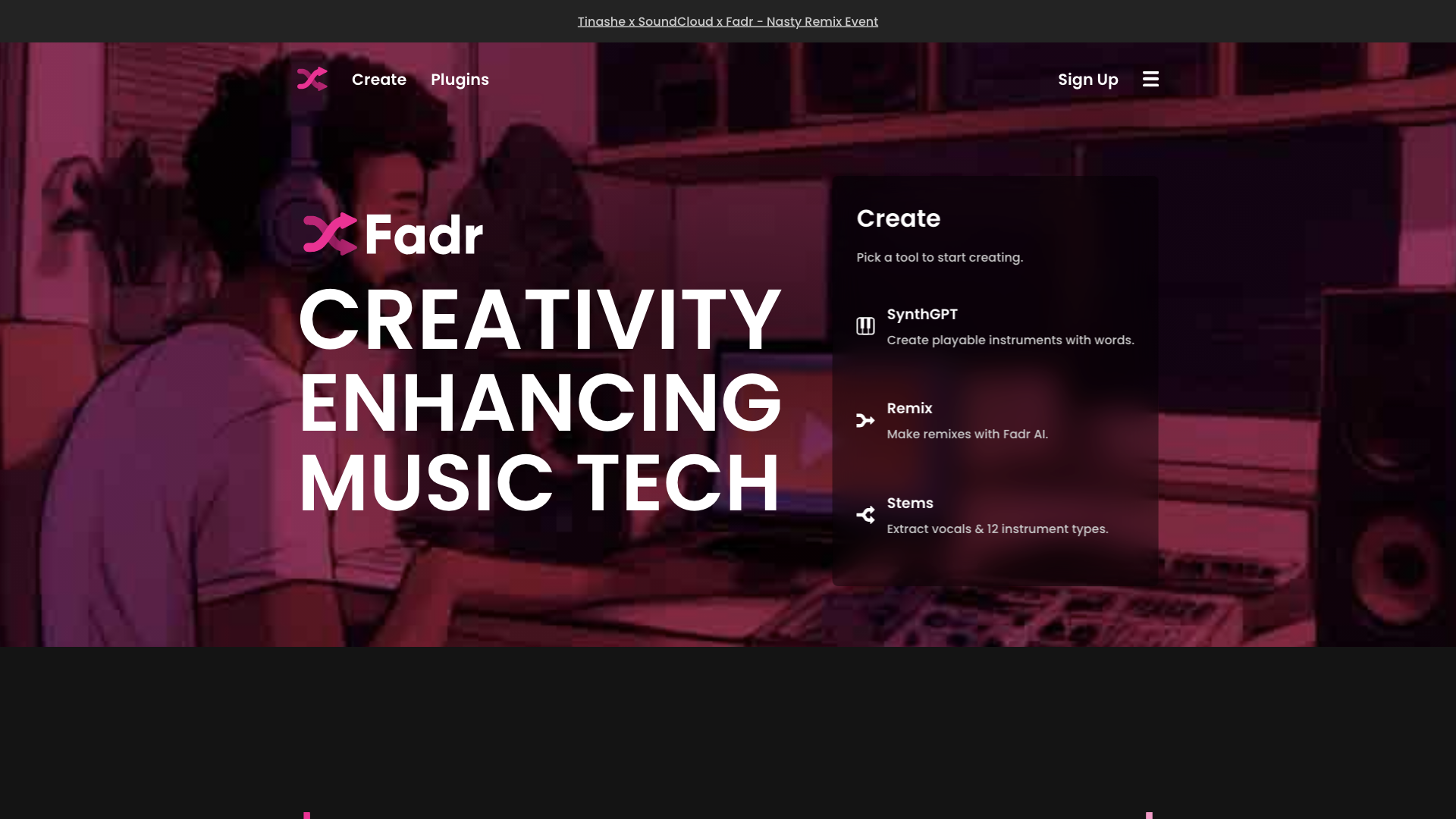 AI Music Maker - Fadr