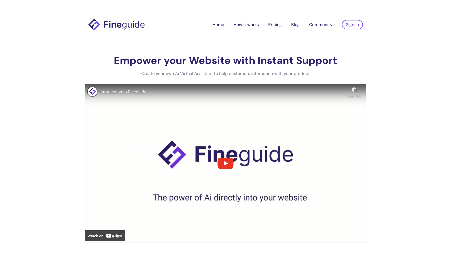 Fineguide.ai | Ai-powered assistants for every business