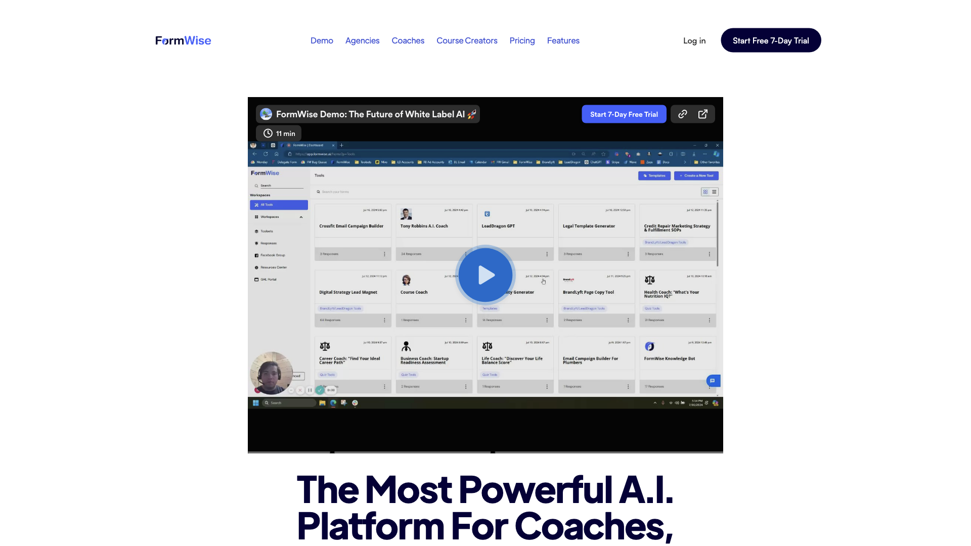 FormWise.AI | Create White Label AI Tools For Your End Users