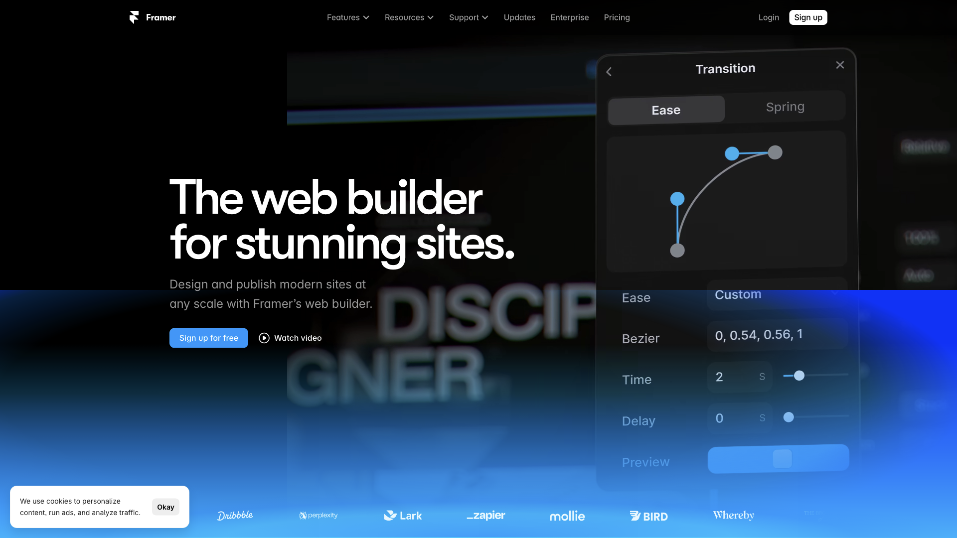 Framer — The web builder for stunning sites.