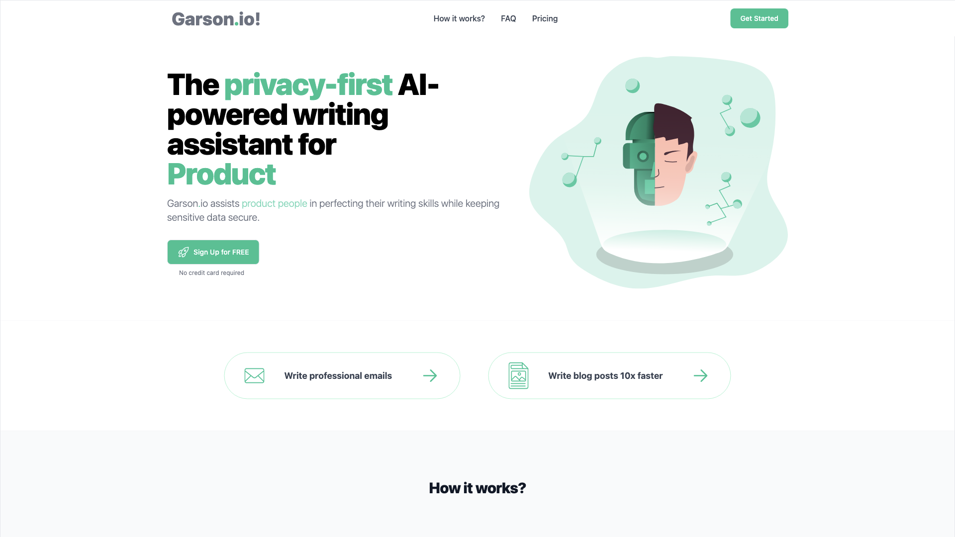 Garson.io - The privacy-first AI-powered writing assistant for product people