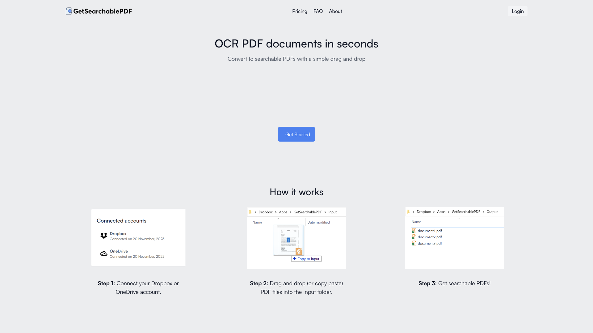 GetSearchablePDF