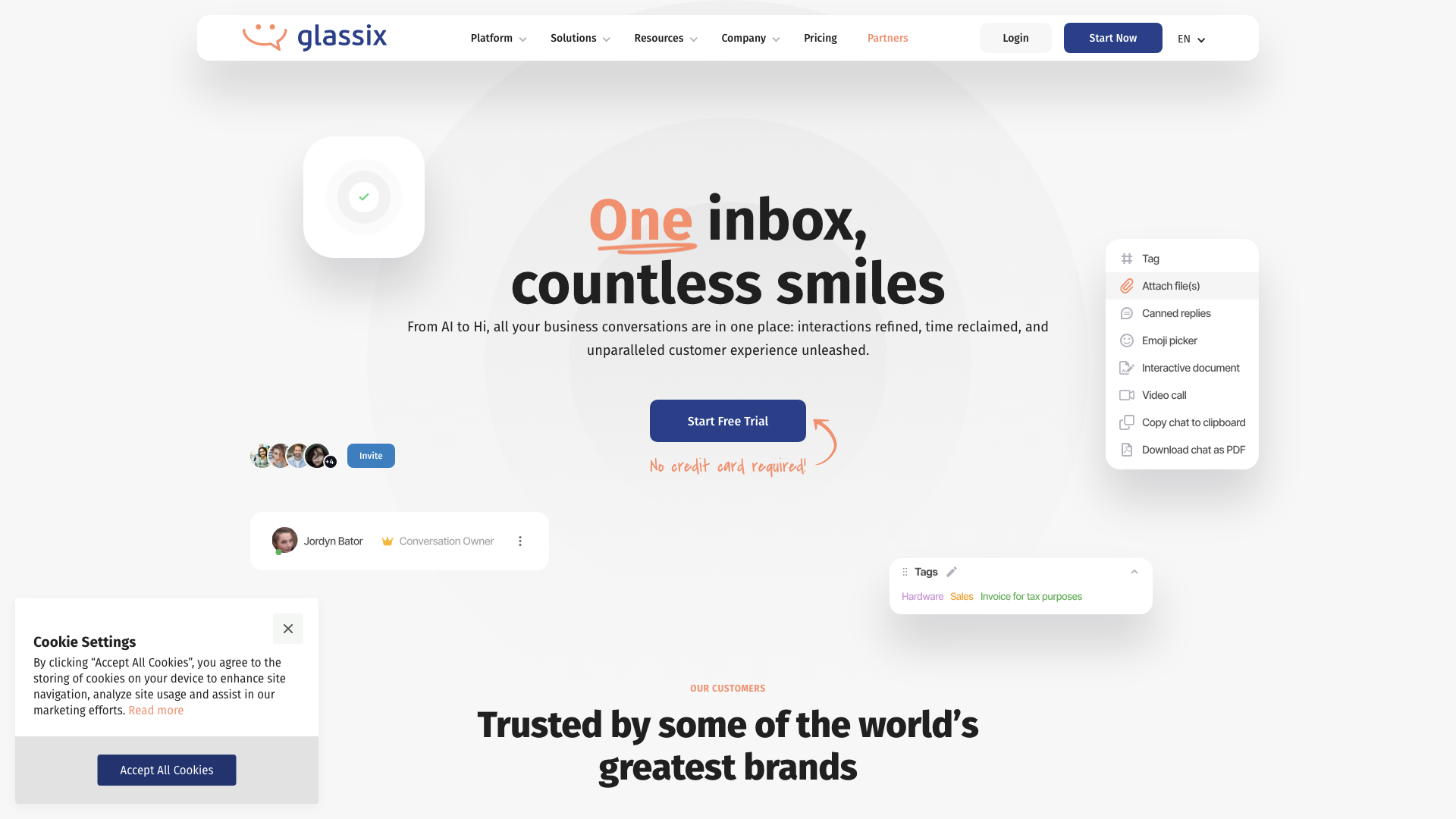 Glassix | AI Customer Support, Omnichannel Ticketing, and Chatbot Software