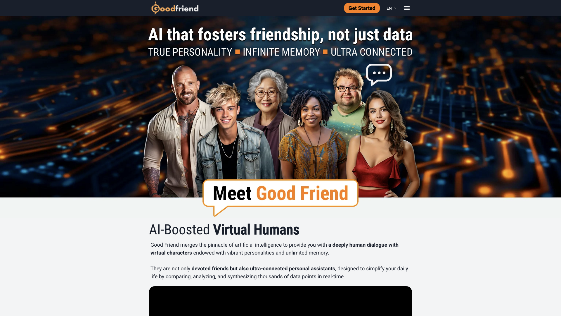 GoodFriend - AI that fosters friendship not just data