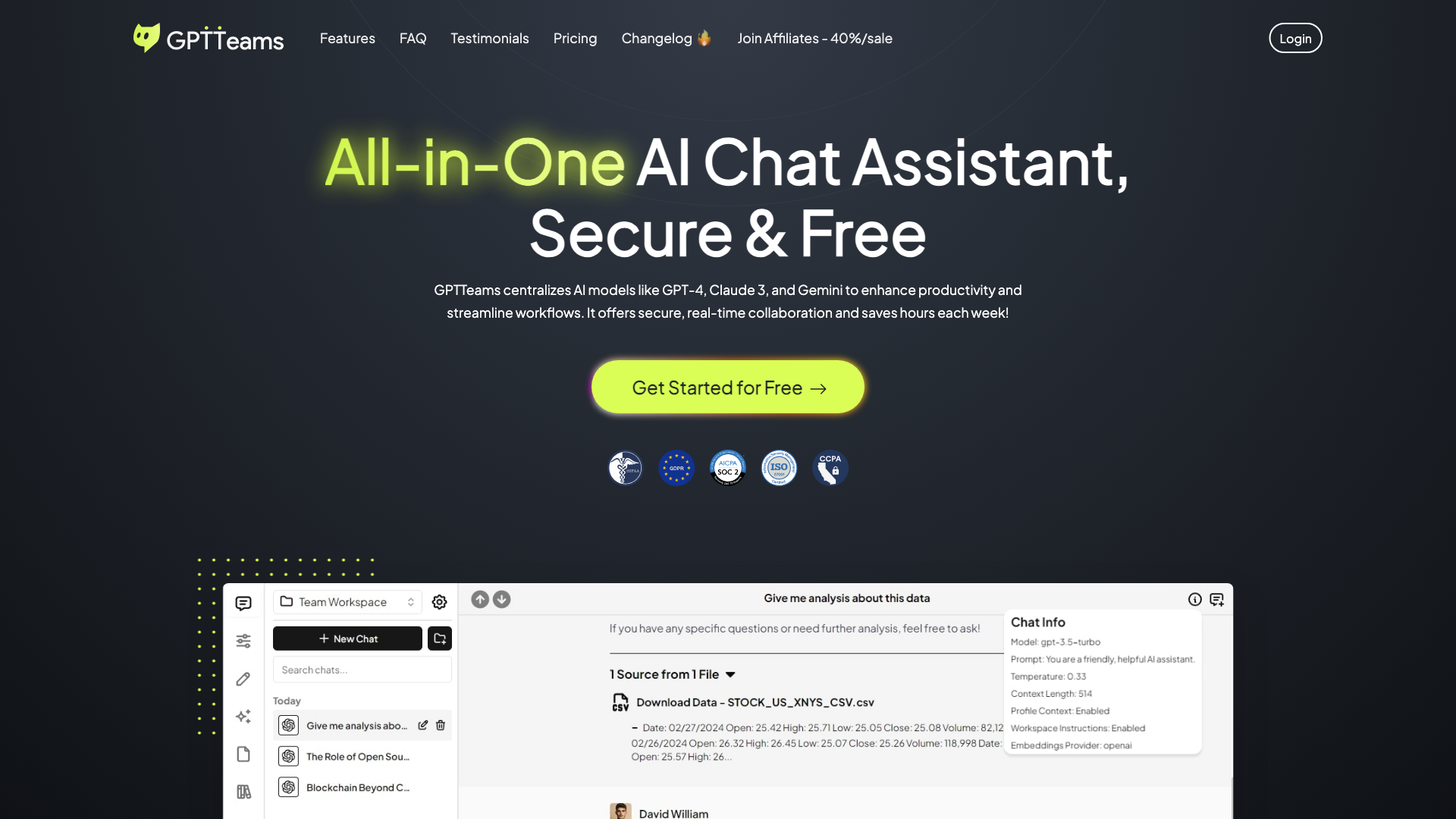 GPT TEAMS - All-in-One AI Chat Assistant