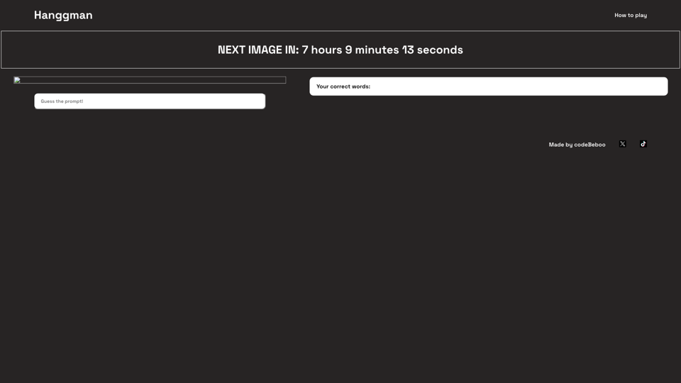 hangmanai site's screenshot