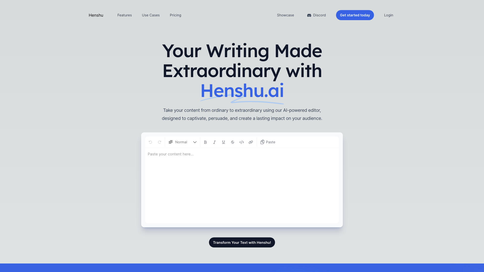 Henshu - Writing Made Extraordinary