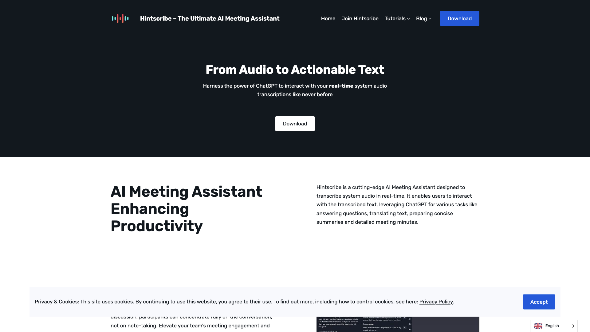 Hintscribe - The Ultimate AI Meeting Assistant - AI Meeting Assistant with Real-Time Transcription and ChatGPT Hintscribe - The Ultimate AI Meeting Assistant - AI Meeting Assistant with Real-Time Transcription and ChatGPT