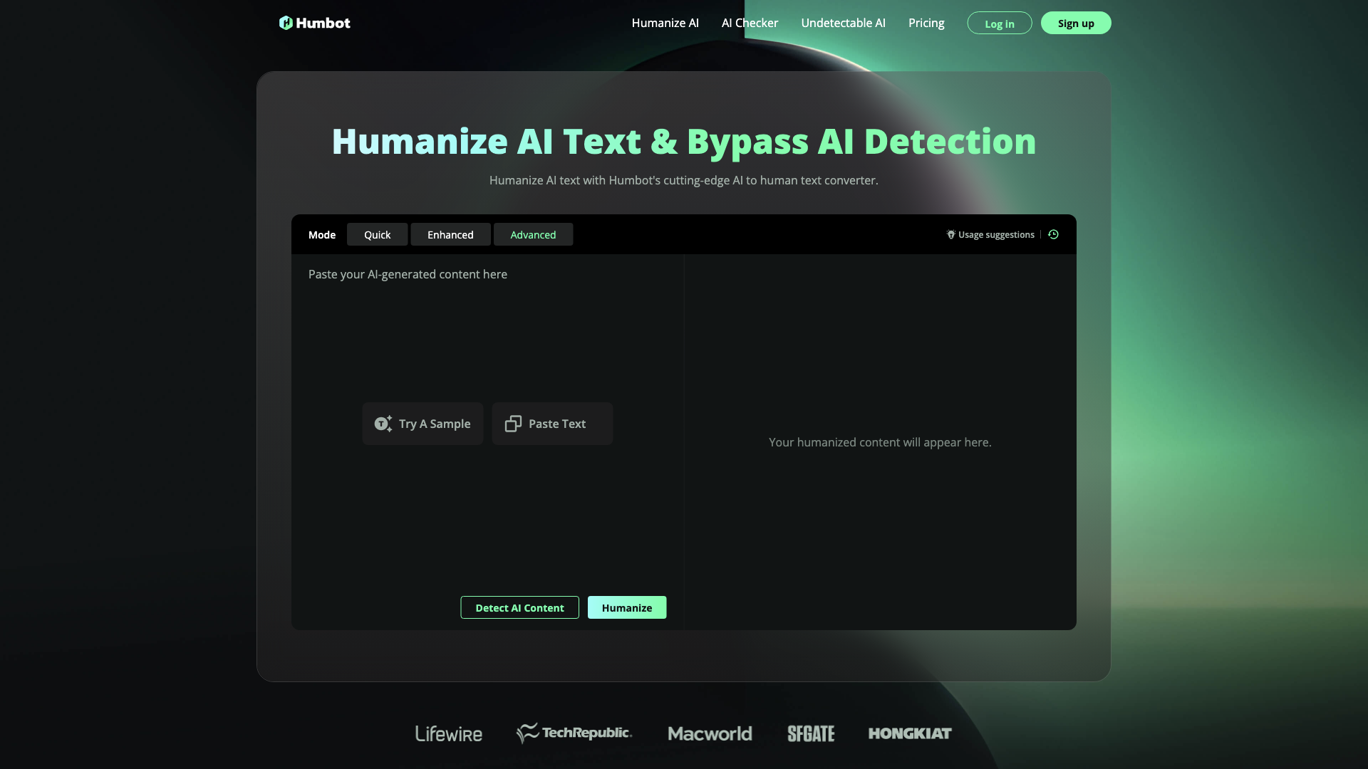 AI Humanizer Humanize AI AI Detector Bypass Humbot Hayo Hayo 