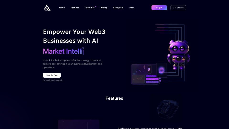 InvtAI | All-In-One AI service platform for businesses site's screenshot