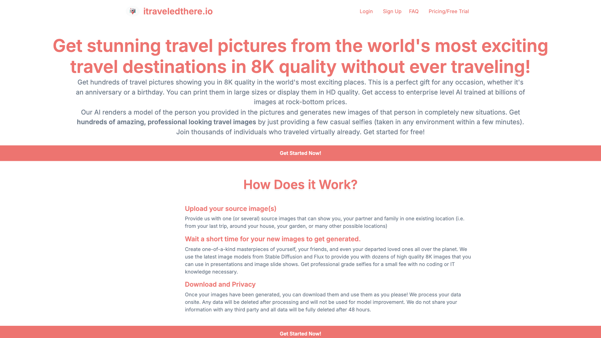 Get stunning travel pictures from the world's most exciting travel destinations in 8K quality without ever traveling!  | itraveledthere.io