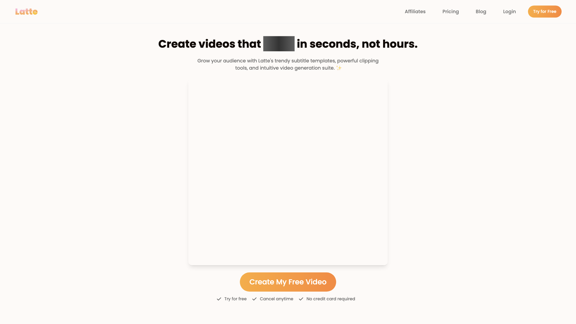 Latte Social - AI Powered Video Editor for Social Media