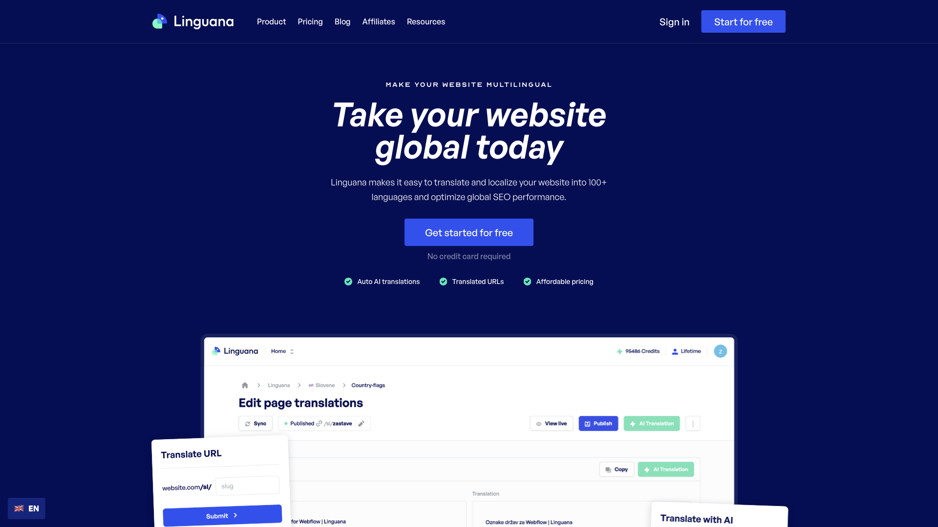 Linguana - Website translation for Webflow and Framer with global SEO