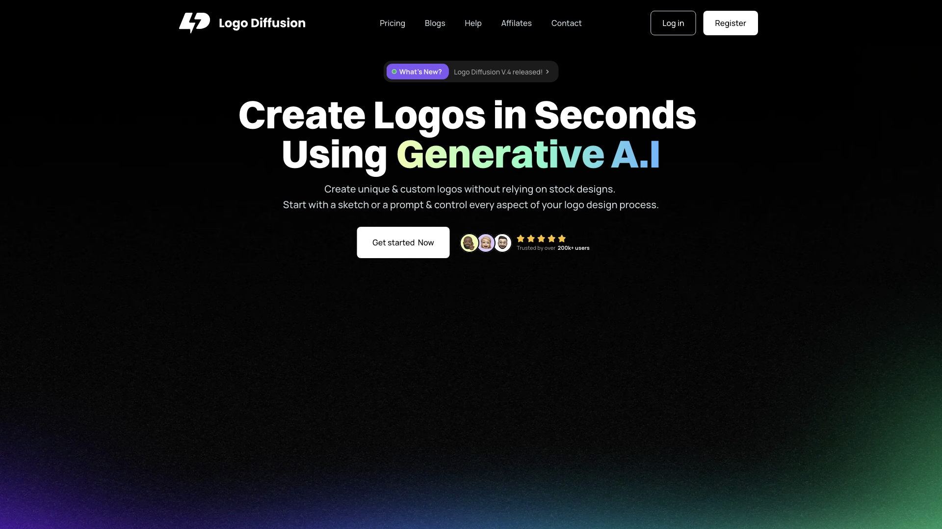Design A.I logos in seconds | Logo Diffusion