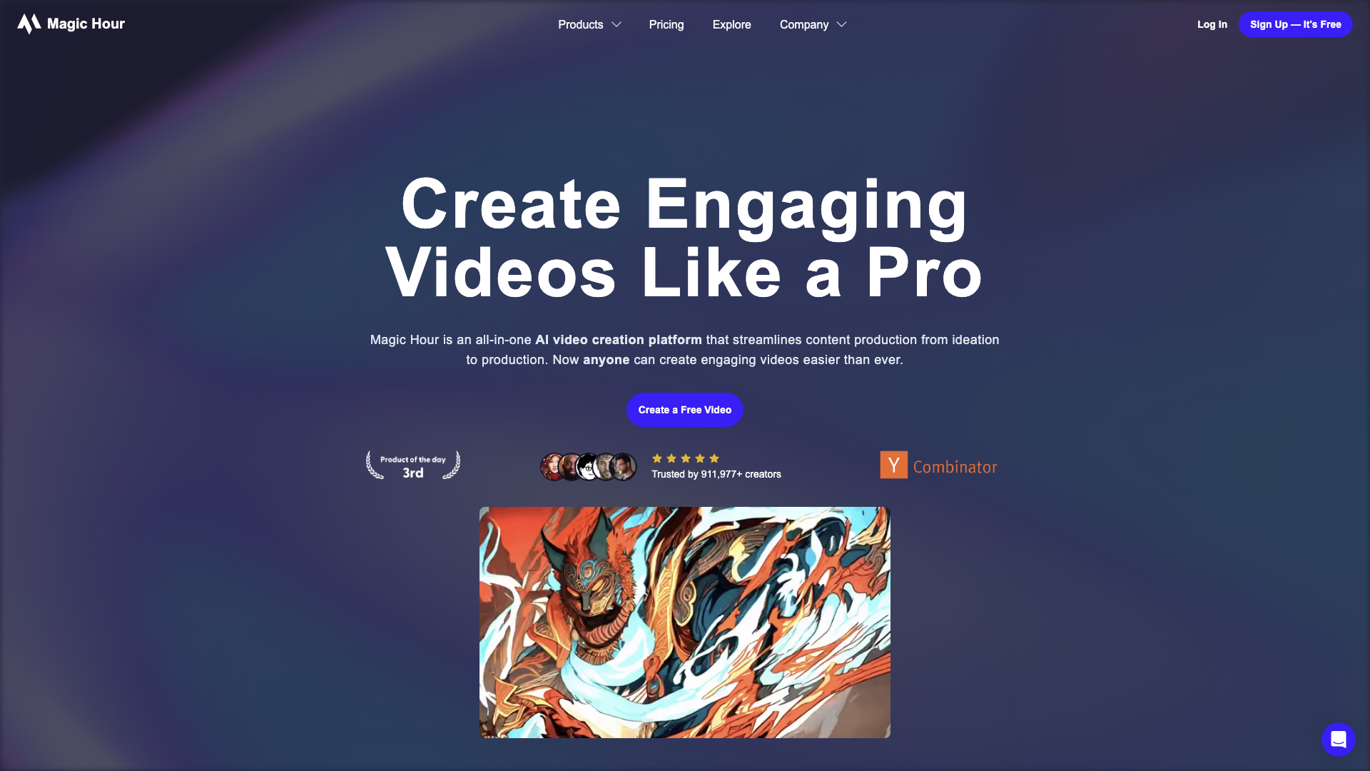 Magic Hour: Generative AI Tools for Video Content Creation
