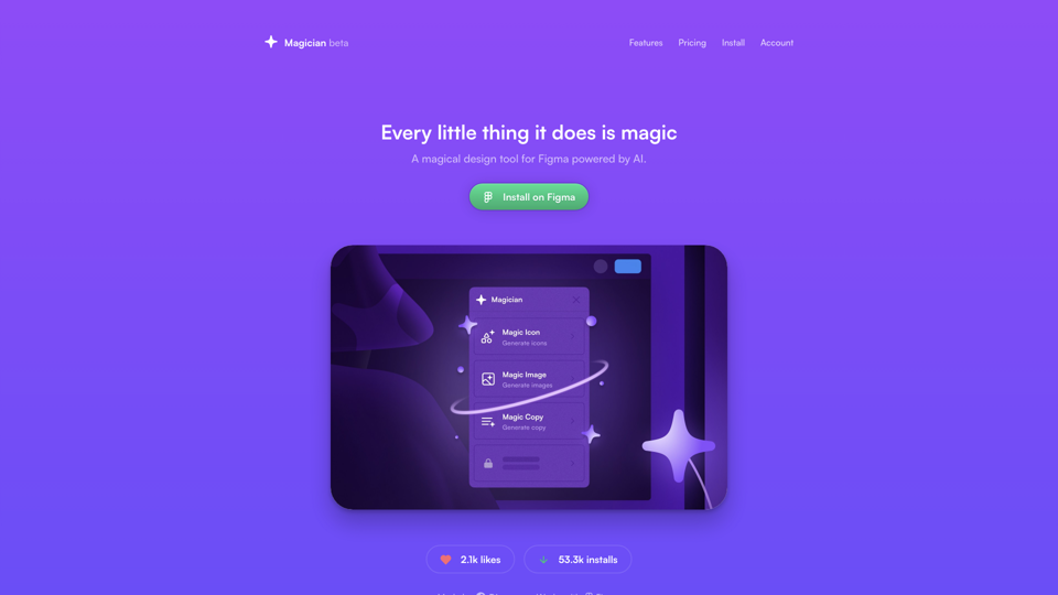 Magician for Figma site's screenshot