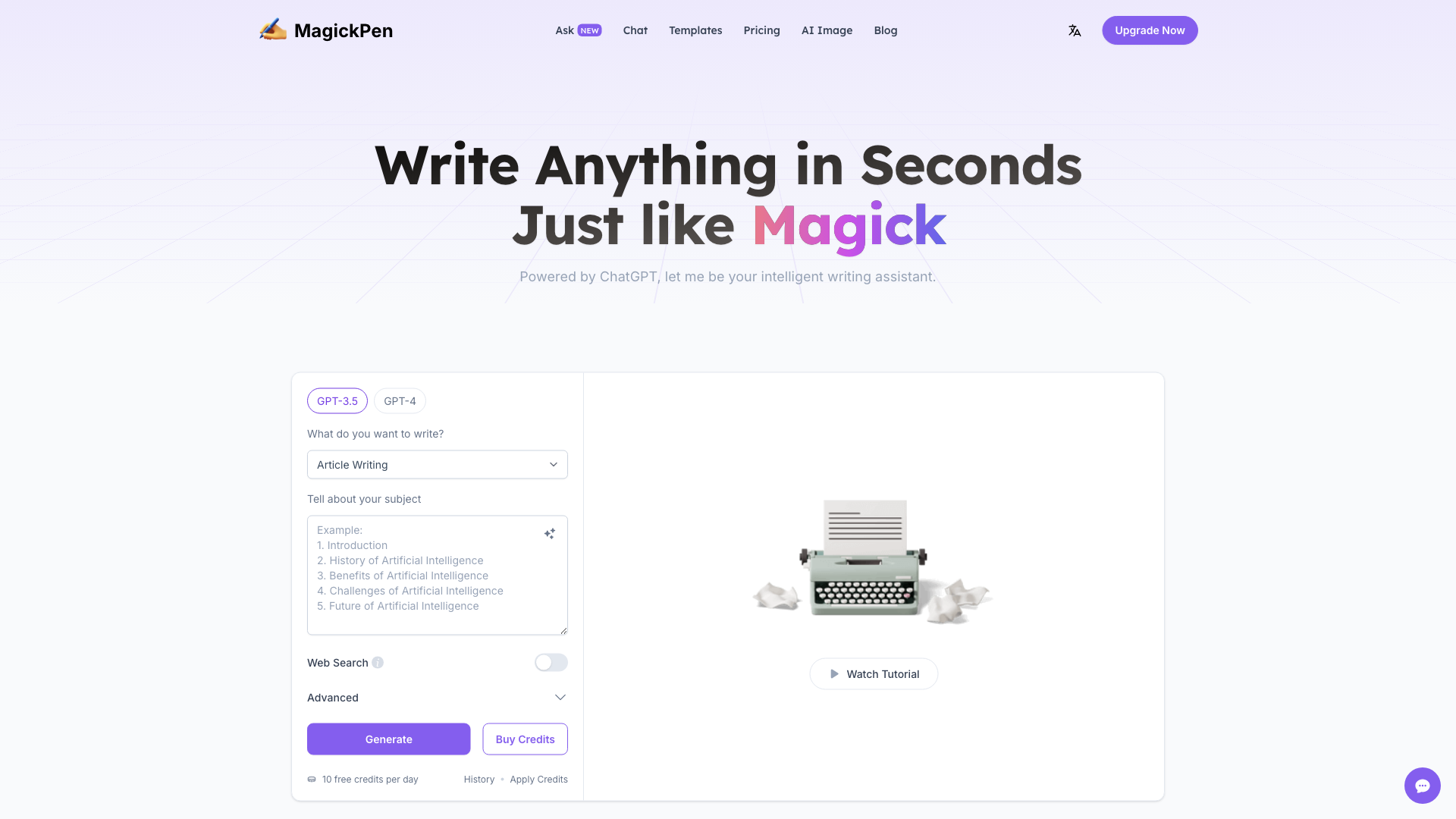 MagickPen - AI Writing Assistant, powered by ChatGPT MagickPen - AI Writing Assistant, powered by ChatGPT