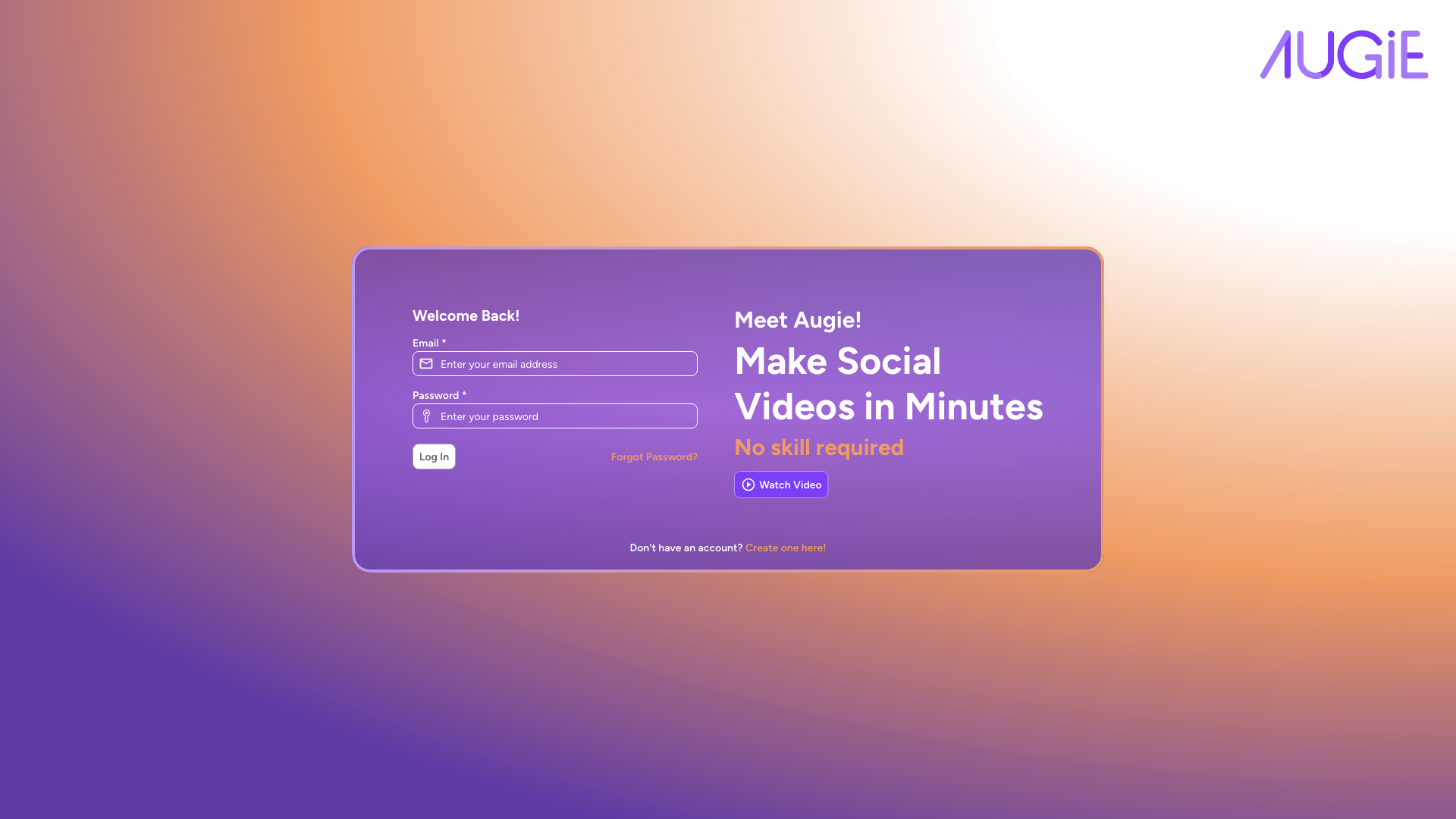 Augie: AI Assisted Video Creation & Editing