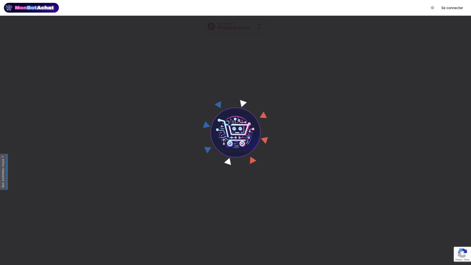 MonBotAchat - Mon Assistant d'Achat en Ligne Pour Des Recommandations De Produits Aux Meilleurs Prix site's screenshot