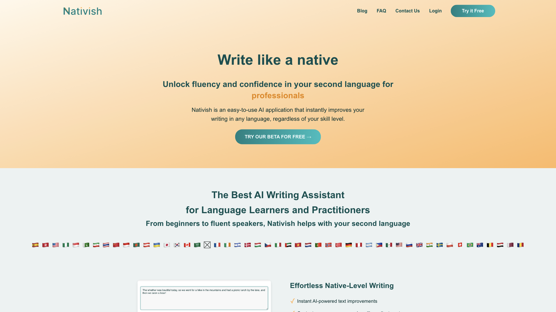 Nativish | Instant Native-Level Writing in Any Language Nativish | Instant Native-Level Writing in Any Language