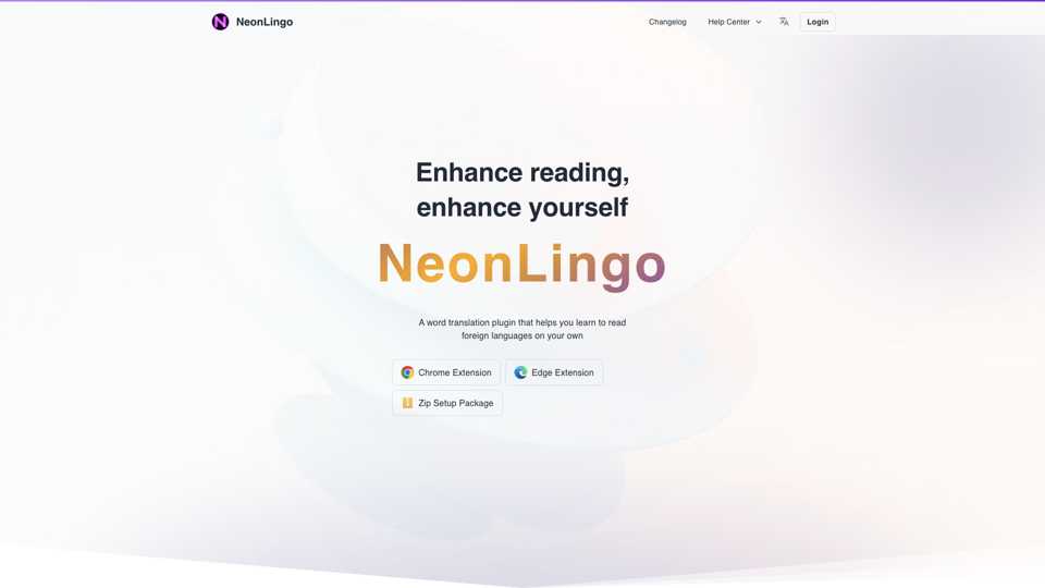 NeonLingo - NeonLingo site's screenshot