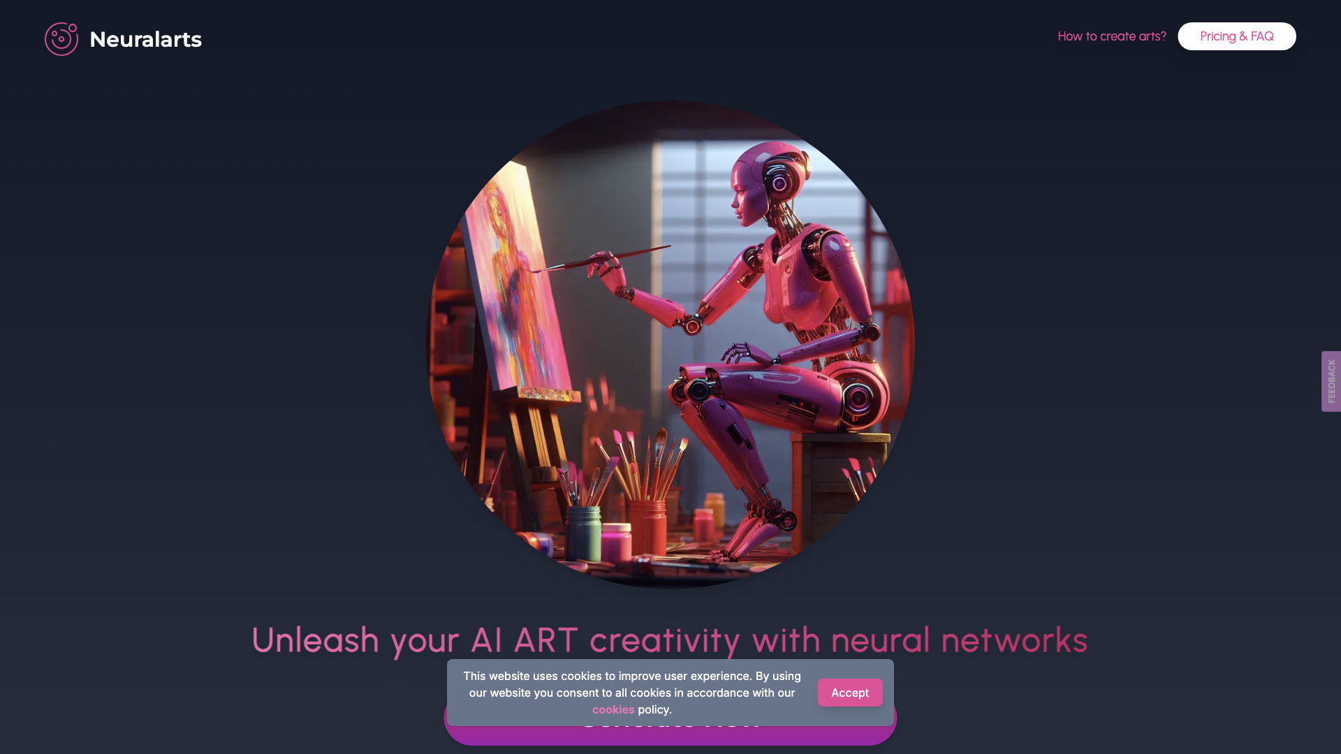 Neuralarts - simple AI art generator